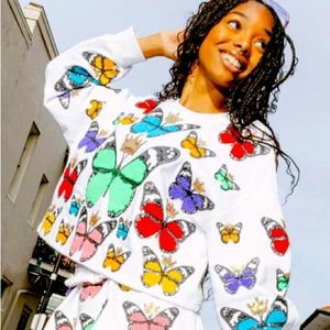 Queen of Sparkles Butterfly Sweatshirt